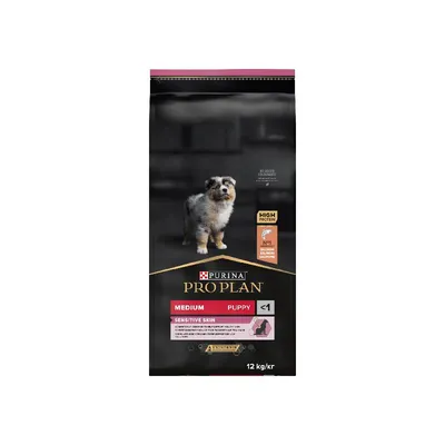 PRO PLAN®SENSITIVE SKIN Medium Puppy, 12kg