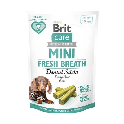 Brit Care Dog Mini poslastice FRESH BREATH, 7kom