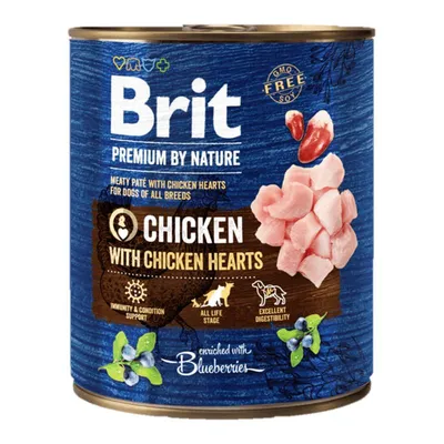 Brit Premium by Nature Chicken with Hearts 800 g