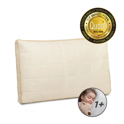 Vitapur ergonomski dječji jastuk Vitapur My First Pillow sa bambusovim vlaknima - 40x60 cm
