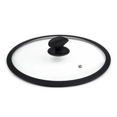 Univerzalni stakleni poklopac Rosmarino sa silikonskim rubom – 28 cm
