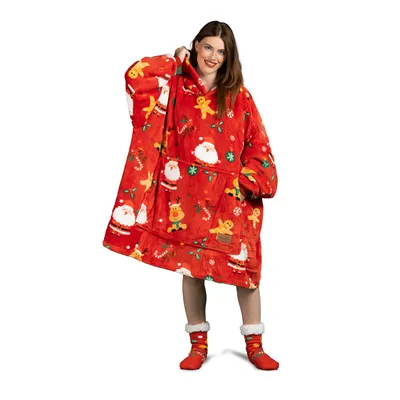 Vitapur hoodie deka Svilanit XmassJoy + poklon: čarape