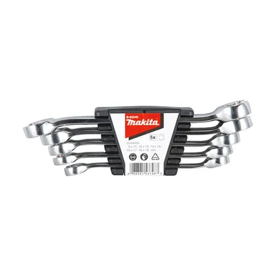 Makita 5 dijelni set otvorenih okastih ključeva - B-65545