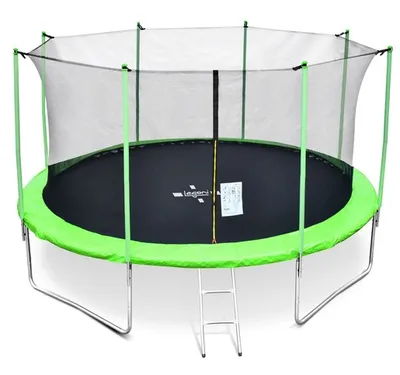 LEGONI trampolina FUN sa zaštitnom mrežom 366cm, zeleni