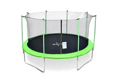 LEGONI trampolina FUN sa zaštitnom mrežom, 425 cm, zeleni