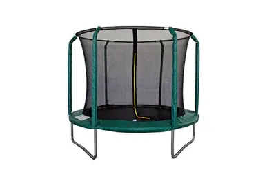 LEGONI trampolina AERO sa zaštitnom mrežom 244 cm, tamno zeleni