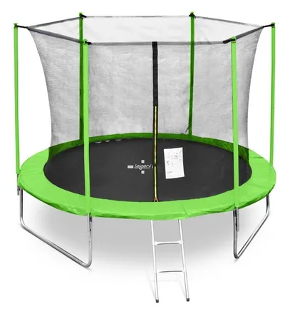 LEGONI trampolina FUN sa zaštitnom mrežom, 244cm, zeleni