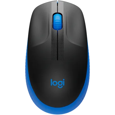 Logitech miš Wireless Mouse M190 bežični, 2.4GHZ, plavi