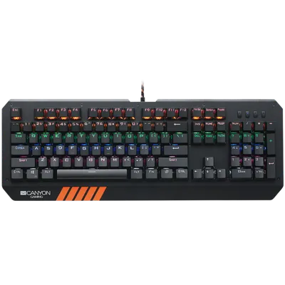 CANYON gaming tastatura Hazard CND-SKB6-US, mehanička, žičana, crna