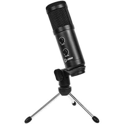 LORGAR mikrofon Gaming LRG-CMT313, crni, USB condenser