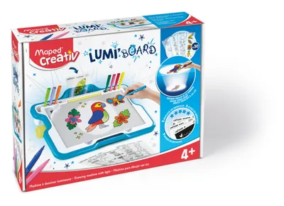 MAPED Lumi board - osvijetljena tabla za crtanje