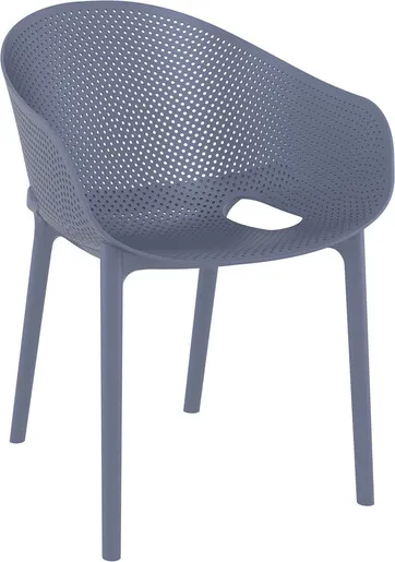 SIESTA vrtna stolica Sky pro – siva