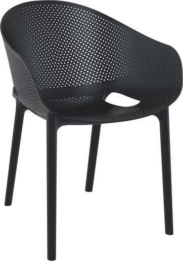 SIESTA vrtna stolica Sky pro – crna