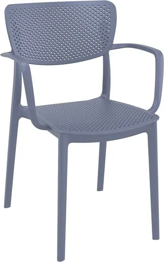SIESTA vrtna stolica Loft – siva