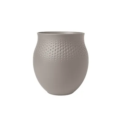 Villeroy & Boch vaza Manufacture Collier Taupe 18 cm