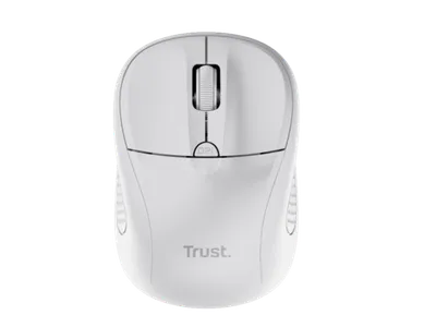 Trust miš Primo Wireless Bijeli,1000-1600 dpi, optički, 4 tipke, USB, 6m range