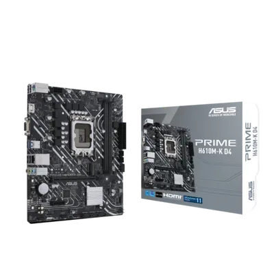 ASUS matična ploča PRIME H610M-K D4 Intel H610, LGA 1700, 2xDDR4, VGA, HDMI, micro ATX