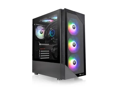 Thermaltake kućište View 200 TG ARGB Mid tower, Tempered glass, 3x 120mm ARGB Lite fan