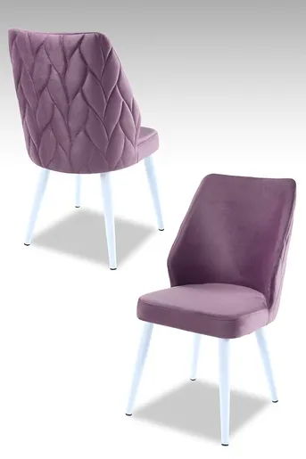 Mymassa stolica Puffy / lila / 4 komada