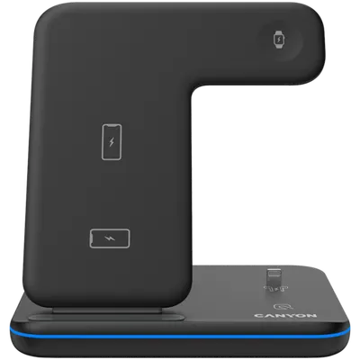 CANYON Wireless Punjač (3 in 1), CNS-WCS302B