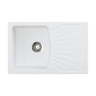Metalac sudoper xQuadro Plus / bijeli
