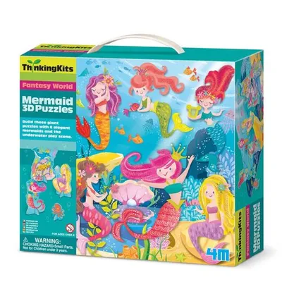 4M  Thinking Kits kreativni set Puzzle 3D sirene 00-04719