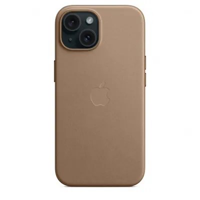 Apple iPhone 15 FineWoven Case w MagSafe - Taupe