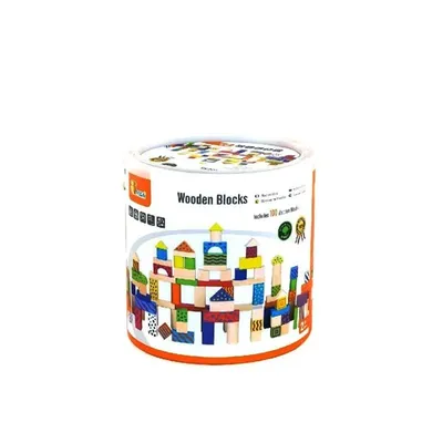 Viga drvene kocke 100 komada 59696