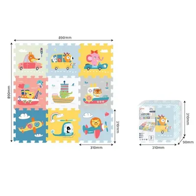 Sunta podne puzzle srednje 9 komada pz30876 / 31 x 31 x 10 cm