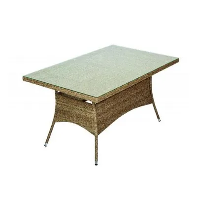 Green Bay vrtni stol od ratana – 150 x 90 x 75 cm, smeđi