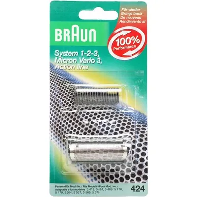 BRAUN mrežica + nož 424 - D, Serija  3
