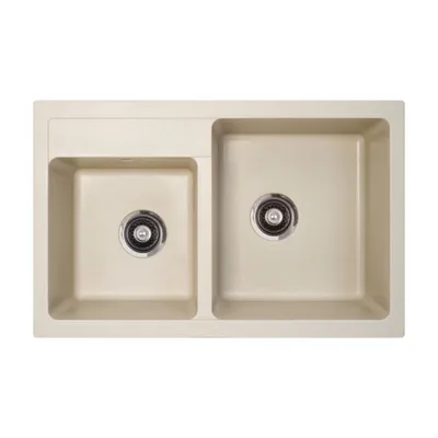 Metalac sudoper xQuadro Plus 2D / šampanjac