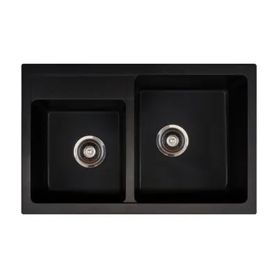 Metalac sudoper xQuadro Plus 2D / crni