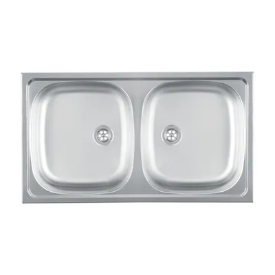 Metalac sudoper Luna Flex 2D Ø60 / inox / usadni