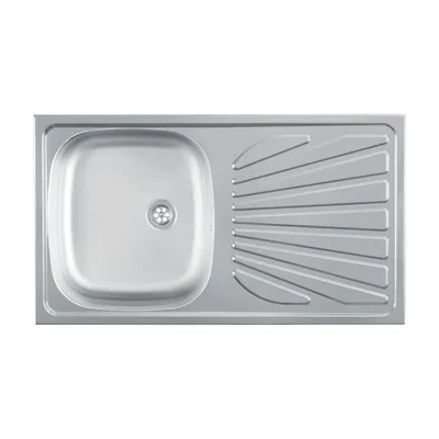 Metalac sudoper Luna Flex 1D Ø60 / inox / usadni