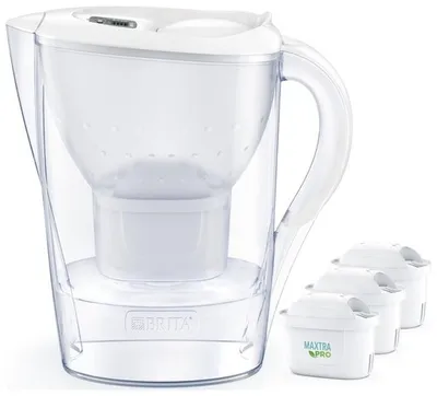 Brita Marella Cool Pro bokal za filtriranje vode 1,4L bijeli + 3 GRATIS filtera