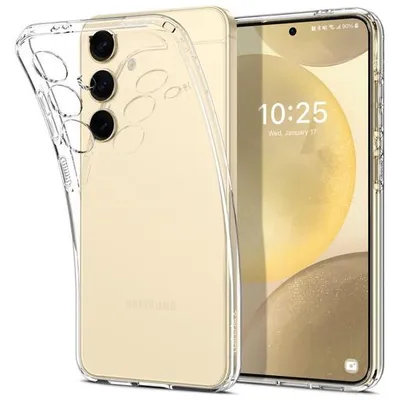 Spigen® Liquid Crystal™ ACS07343, maska za Samsung Galaxy S24 – Crystal Clear