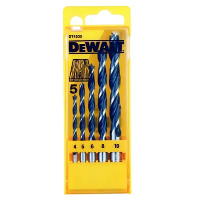 DeWalt 5-dijelni set svrdla za drvo - DT4535