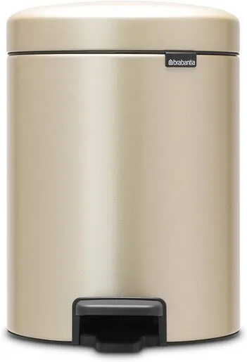 Brabantia Newicon Pedal kanta za smeće 5l, champagne 304446