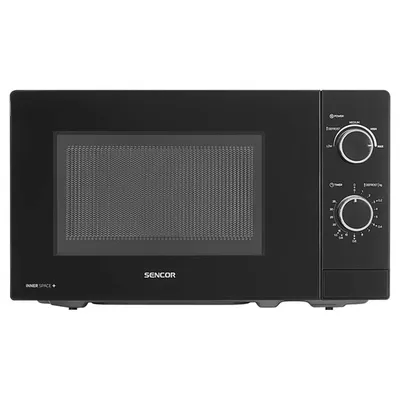 SENCOR mikrovalna pećnica SMW 1719BK crna: 700W; zapremina 20 l;  5 nivoa snage