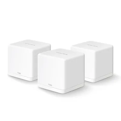 Mercusys Halo H30G(3-pack) AC1300 Whole Home Mesh Wi-Fi System, 400 Mbps at 2.4 GHz + 867 Mbps at 5 GHz, 2× Internal Antennas