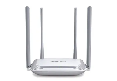 Mercusys 300Mbps Enhanced Wireless N Router, 4x10/100Mbps LAN ports, 1x10/100Mbps WAN port, 4 x 5dBi fixed omni directional antennas