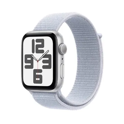 Apple Watch SE2 v3 GPS 40mm Silver Alu Case Blue Cloud Sport Loop