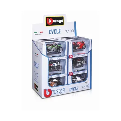 BBURAGO 1/18 CYCLE DISPENSER (18x2) Asst