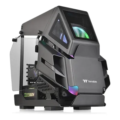 Thermaltake kućište AH T200 Black mATX, 2x TG panels