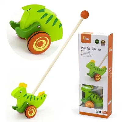 Viga drvena guralica - dinosaur 50963