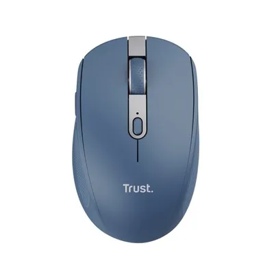 Trust miš OZAA compact wireless bluetooth, 800-3200 dpi, optički,3 načina konekcije, punjiva baterija, plavi