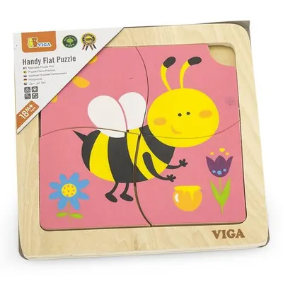 Viga drvene puzzle pčela 50138