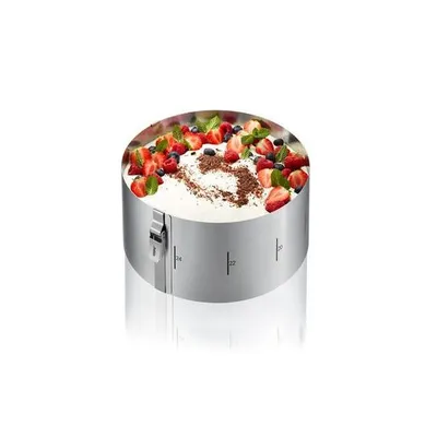 GEFU kalup za tortu 16-30cm h.10cm tondo clip 14300