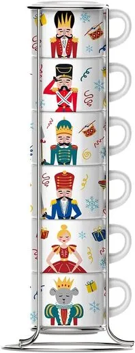 BIALETTI set 6 šoljica Orašar